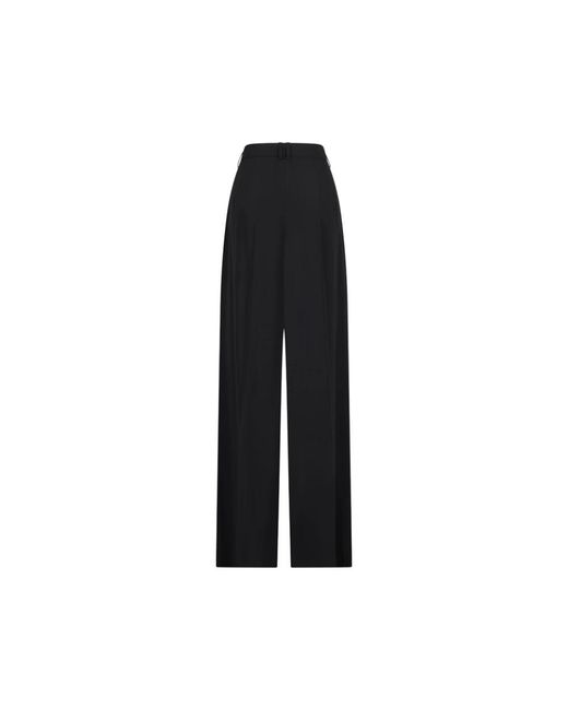 The Row Black Wide Trousers