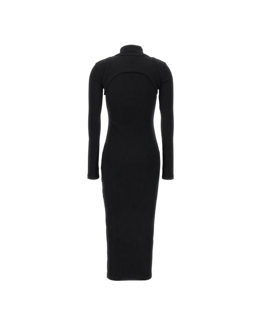 Off-White c/o Virgil Abloh Black Knitted Dresses