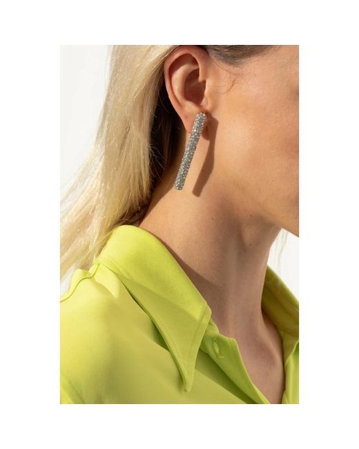 Earrings McQueen de color Metallic