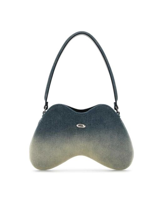 DIESEL Gray Shoulder Bags