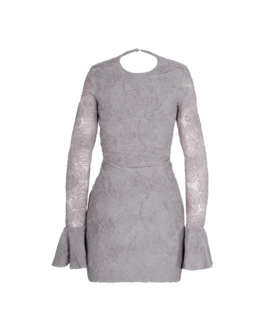 ROTATE BIRGER CHRISTENSEN Gray Party Dresses
