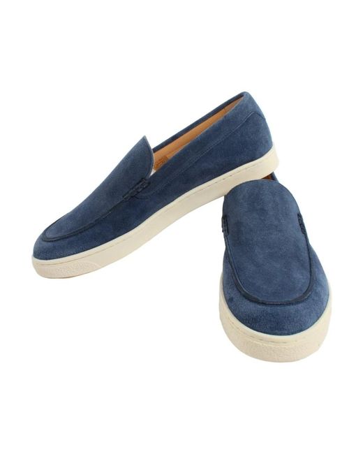Brunello Cucinelli Blue Loafers for men