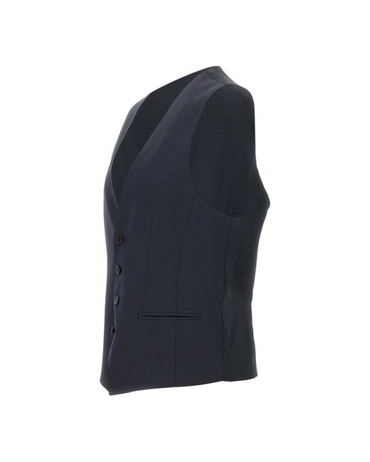 HUGO Blue Waistcoats for men