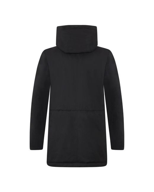 Herno Black Parkas for men