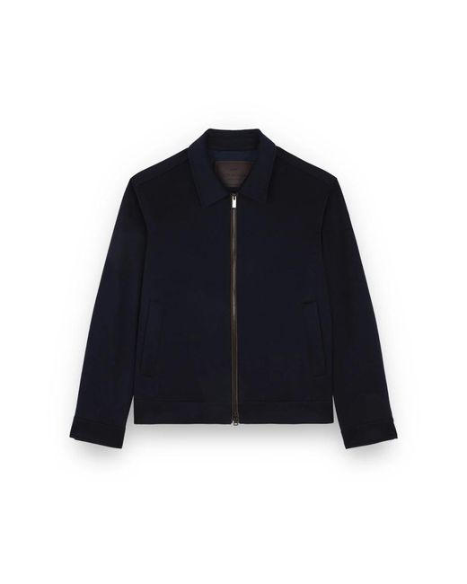 Paul & Shark Luxe Cashmere Blouson Jas in het Blue voor heren