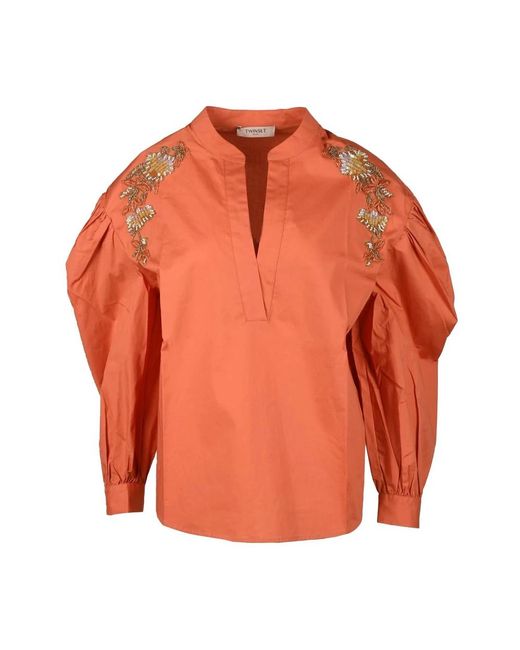Twinset Orange Blouses