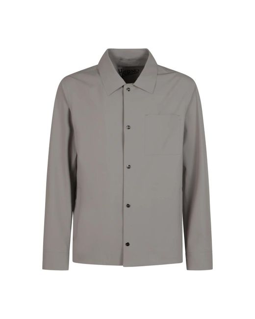 Herno Gray Casual Shirts for men