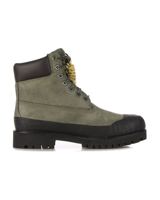 Timberland Black Lace-Up Boots for men