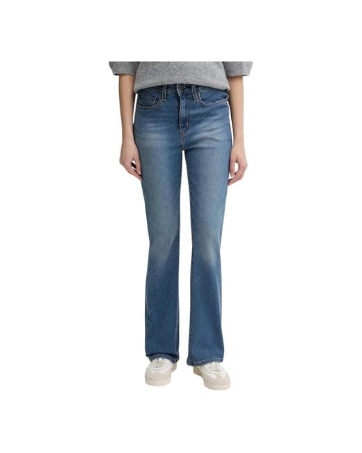 Levi's Flared Jeans in het Blue