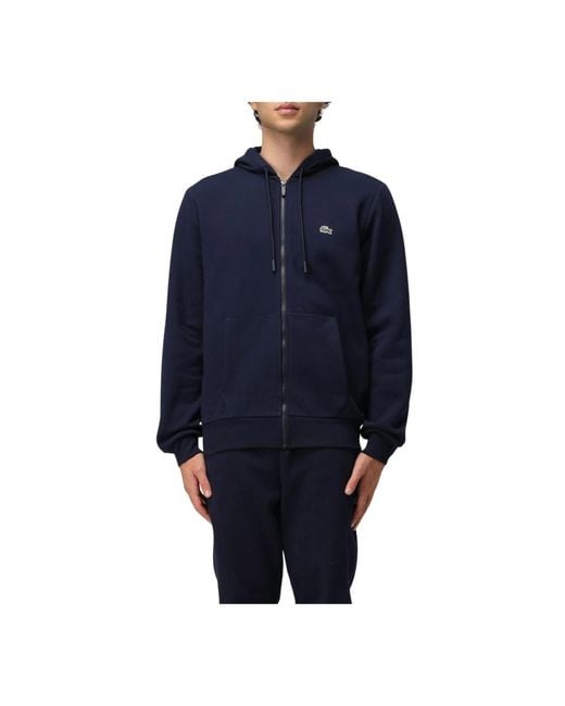 Zip-Throughs di Lacoste in Blue da Uomo