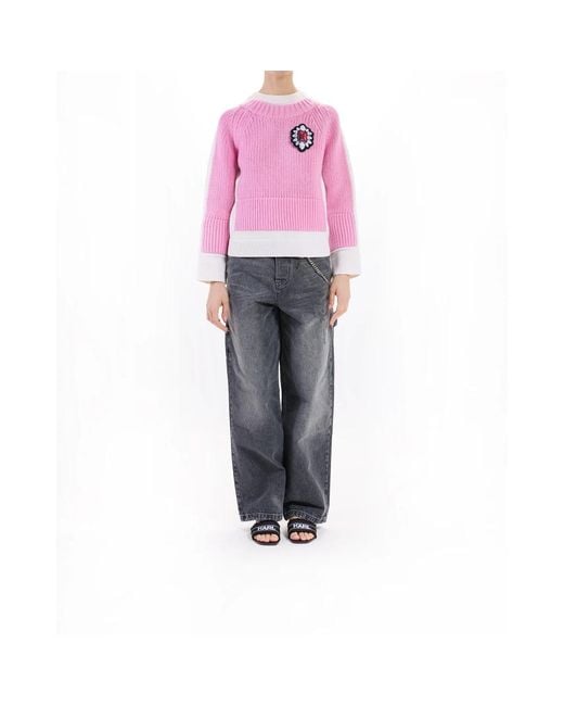 Marc Jacobs Pink Round-Neck Knitwear