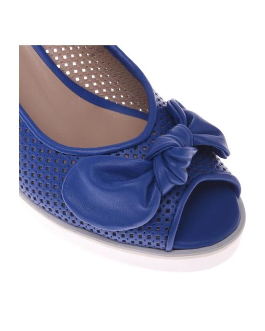 Baldinini Blue Sandal in calfskin