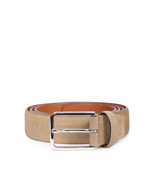 Santoni Brown Belts for men