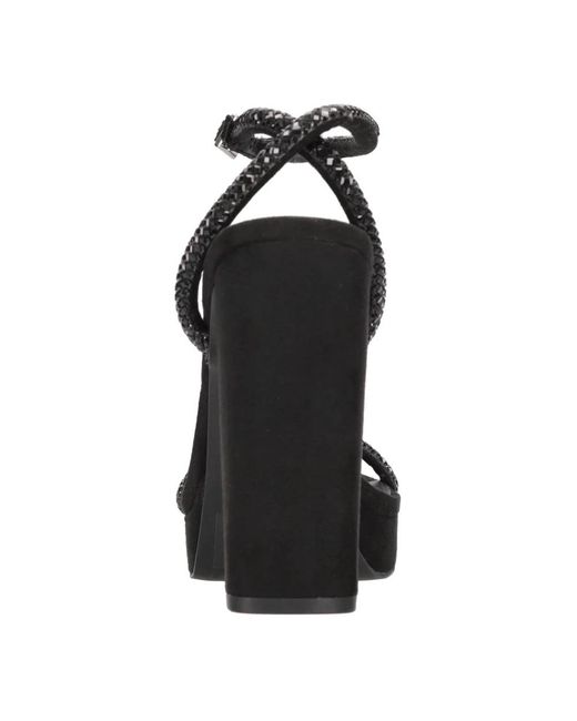 Steve Madden Black High Heel Sandals