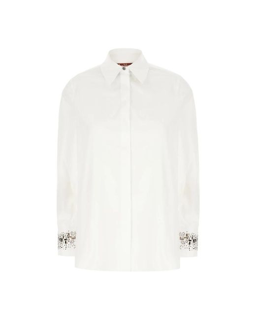 Max Mara Stijlvol Overhemd in het White