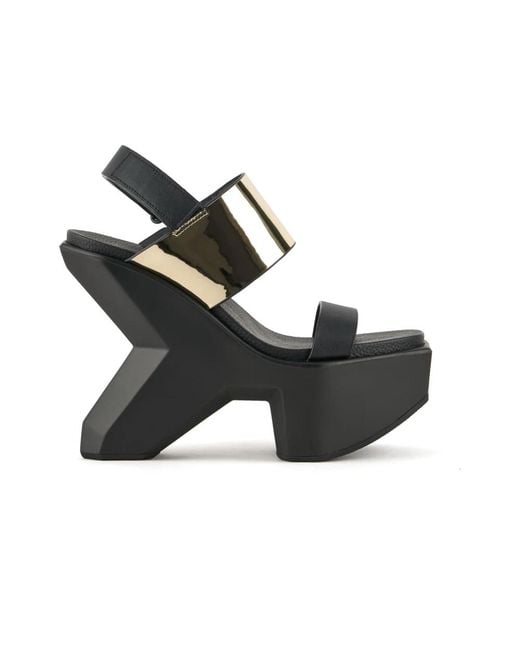 United Nude Black High Heel Sandals