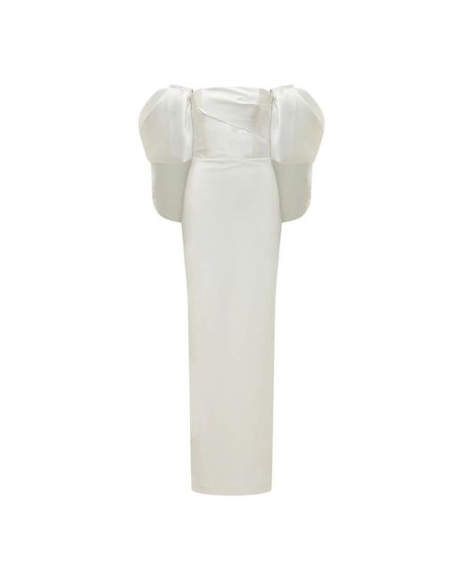 Solace London White Maxi Dresses
