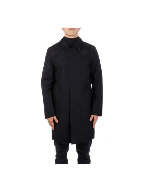 Aquascutum Black Trench Coats for men