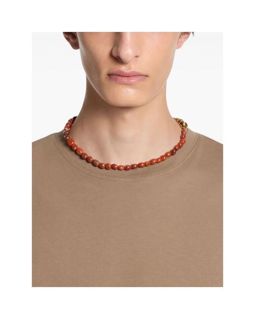 Dries Van Noten Metallic Necklaces for men