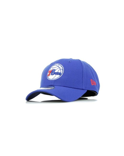 KTZ Accessoires ,Blauw ,Polyester Philadelphia 76Ers Gebogen Klep Pet in het Blue