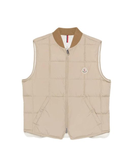 Moncler Natural Waistcoats for men