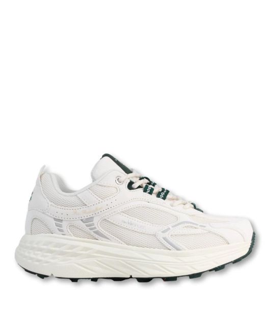Mercer White Suede max re-run sneakers