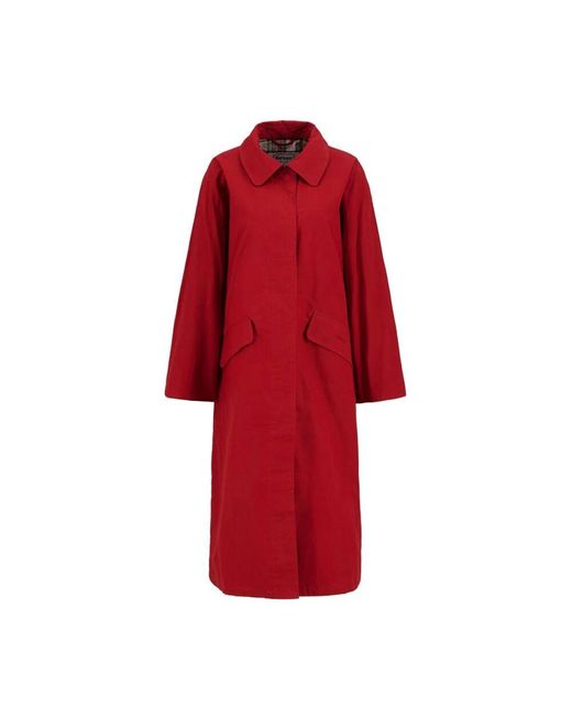 Barbour Red Single-Breasted Coats