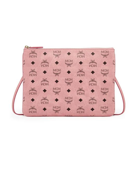 MCM Pink Shoulder Bags