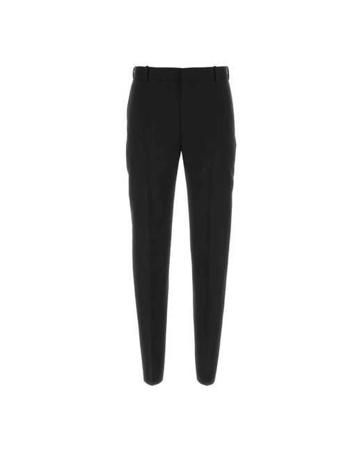 McQueen Black Suit Trousers for men
