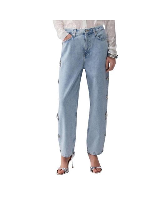 Liu Jo Blue Loose-Fit Jeans