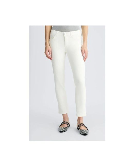 Liu Jo White Slim-Fit Jeans