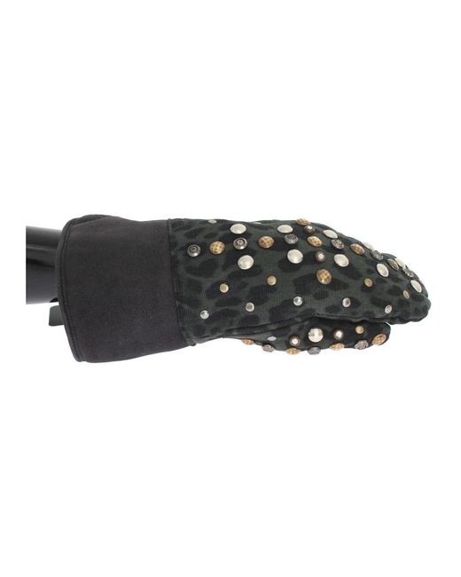 Dolce & Gabbana Black Gloves for men