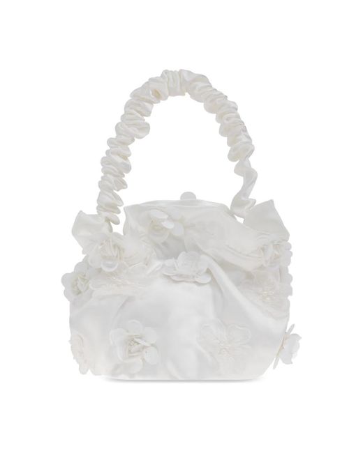 Self-Portrait White Tasche Mit Blumenmuster