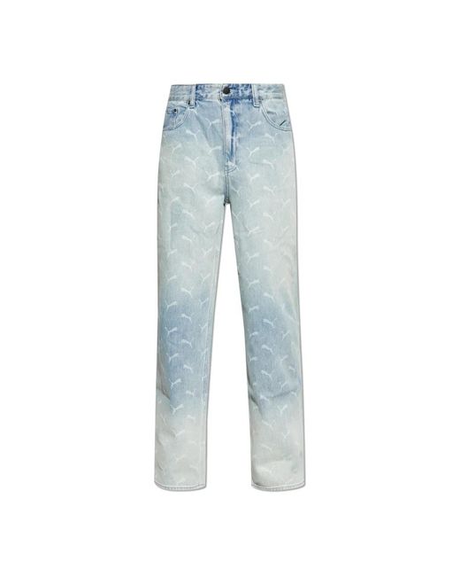 Straight Jeans PUMA de hombre de color Blue