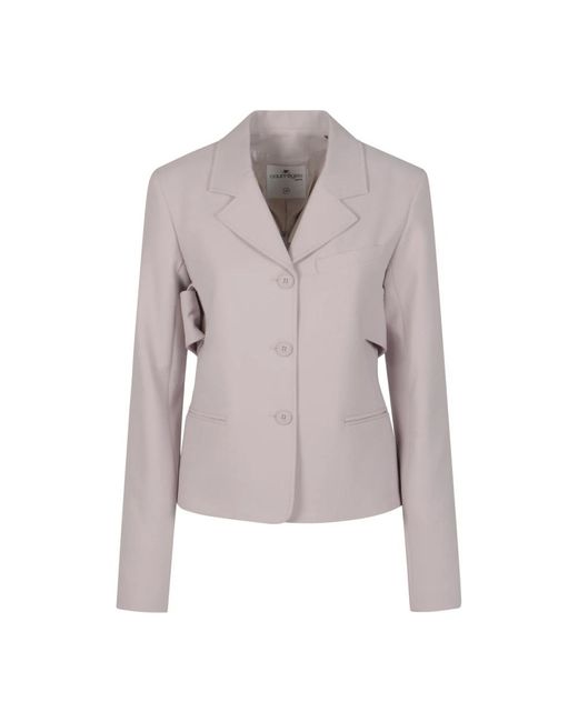 Courreges Gray Blazers