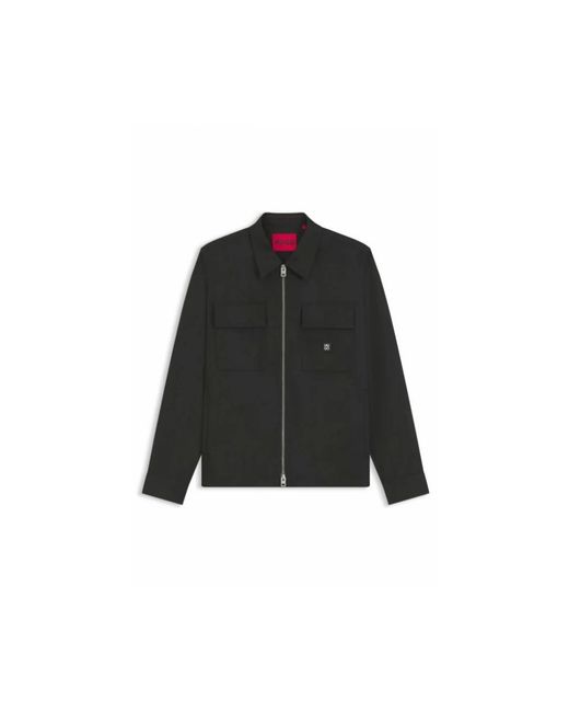 Light Jackets HUGO pour homme en coloris Black