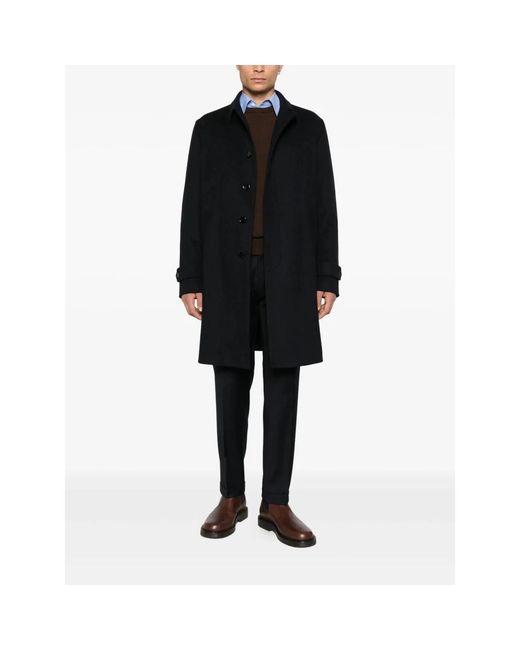 Lardini Black Single-Breasted Coats for men