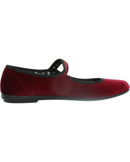 Vulladi Red Ballerinas