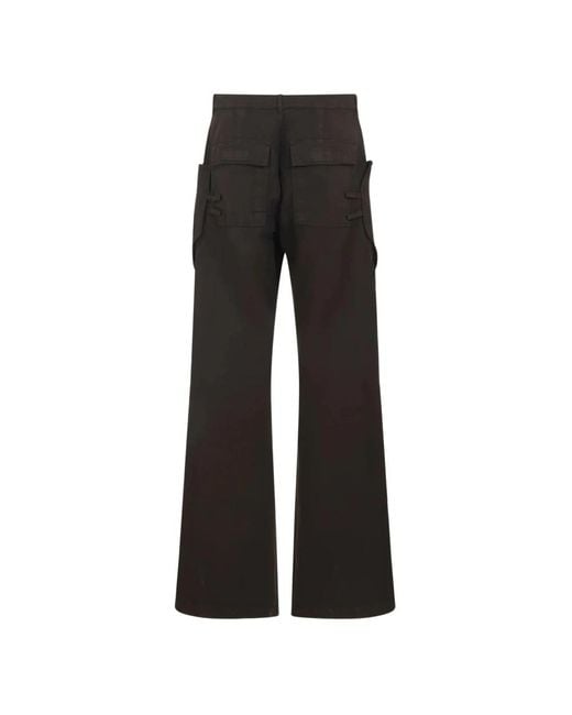 Wide Trousers Rick Owens de hombre de color Black