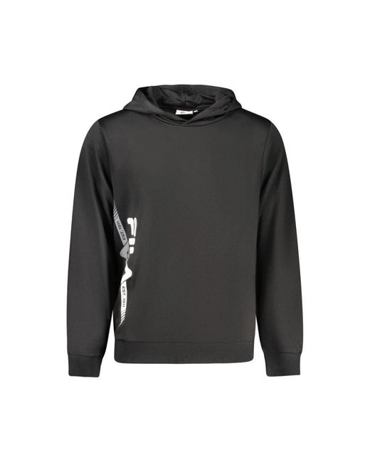 Fila Black Nero Polyester Mens Sweatshirt for men