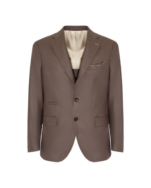 Blazers di Eleventy in Brown da Uomo