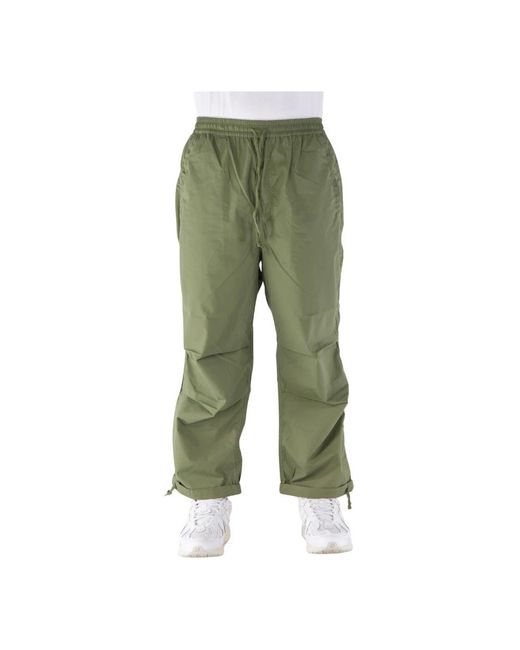 Universal Works Green Wide Trousers for men