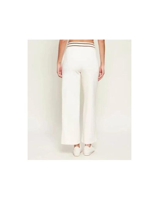 ARMANI EXCHANGE White Wide Trousers