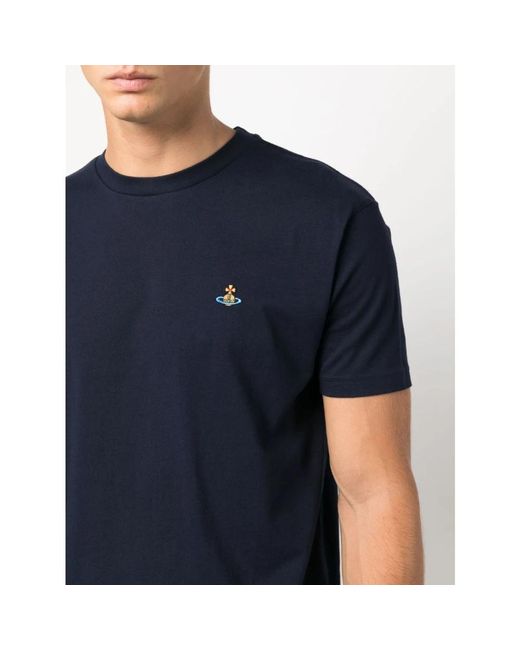 Vivienne Westwood Klassisches baumwoll orb t-shirt - navy in Blue für Herren