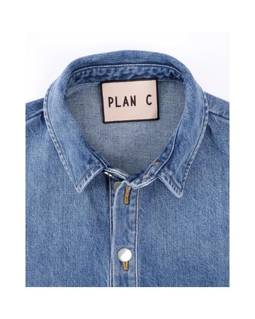 Plan C Blue Denim Jackets