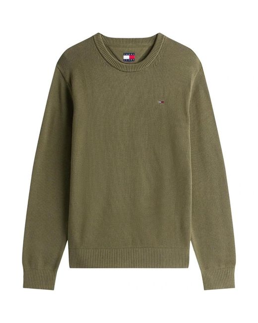 Tommy Hilfiger Green Round-Neck Knitwear for men