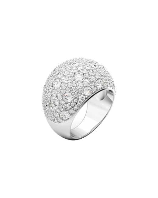 Swarovski White Klassischer Kristall Luna Ring