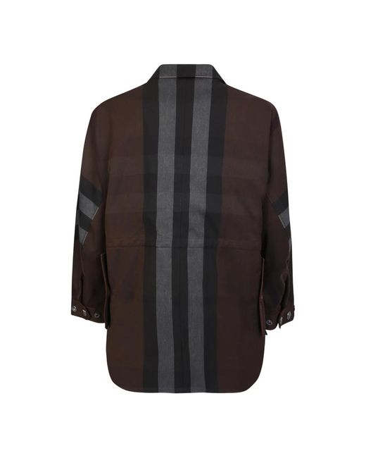 Burberry Jassen ,Bruin ,Bruine Jas Voor Mannen Ss 23 in het Black voor heren