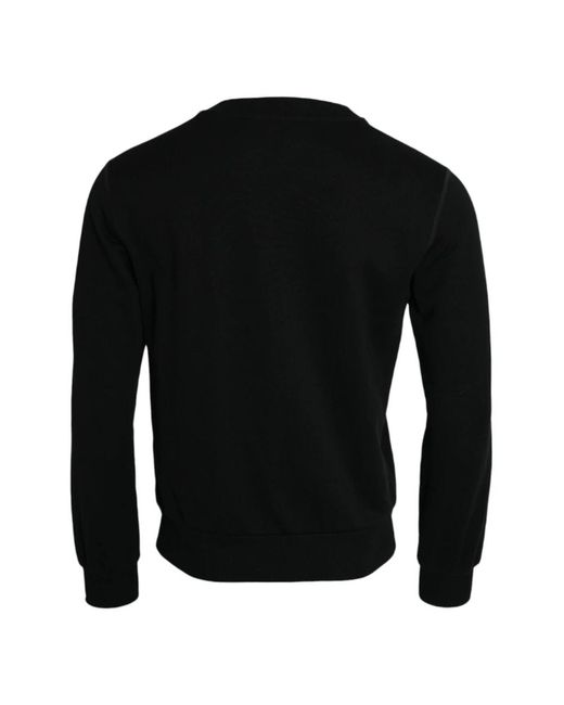 Dolce & Gabbana Black Sweatshirts for men