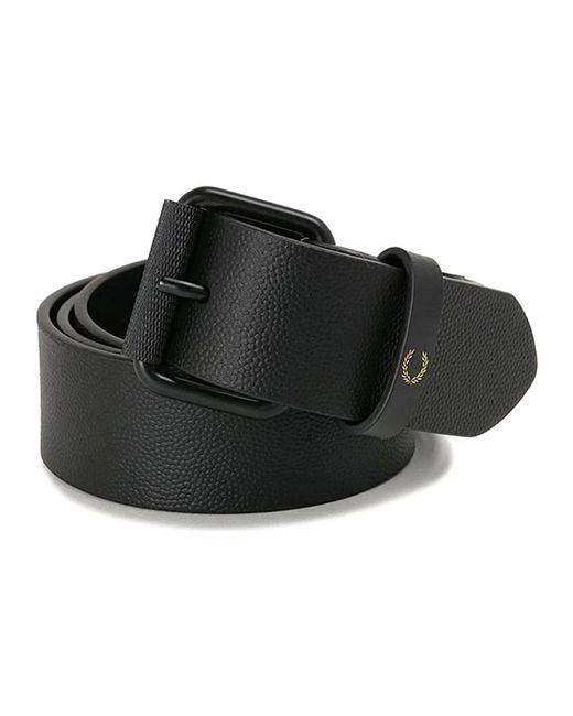 Belts di Fred Perry in Black da Uomo